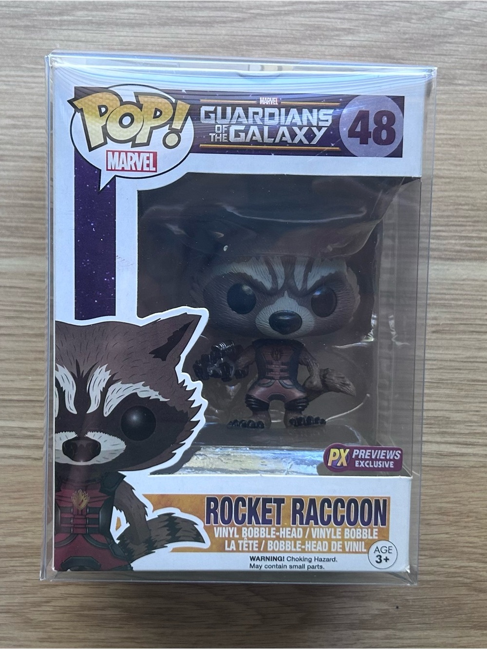 Funko Pop! Rocket Raccoon from Guardians of the Galaxy #48 - Previews Exclusive